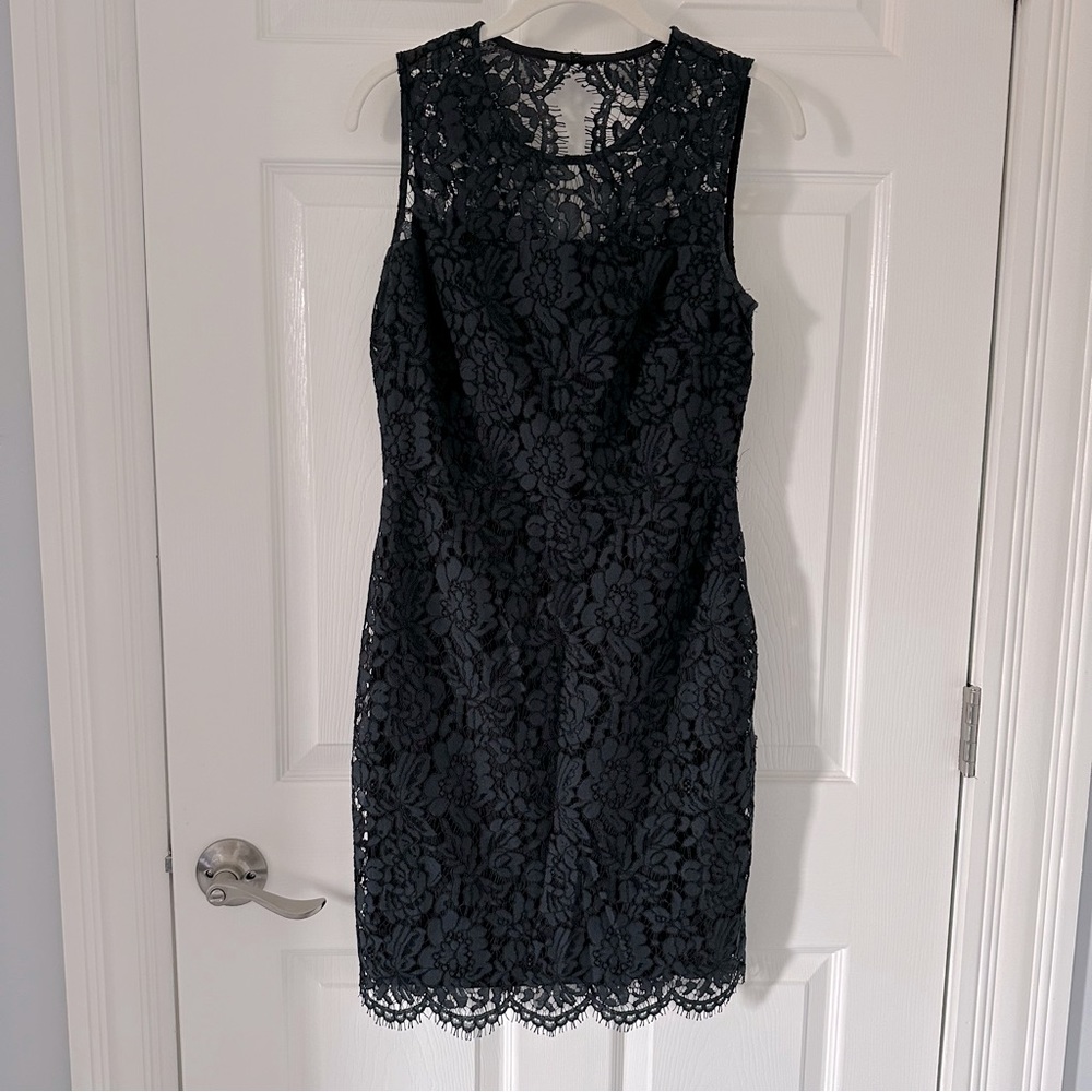 Banana Republic Lace Overlay Dress
